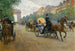 scène op de Champs-Élysées - Jean Béraud — weergave van het kunstwerk