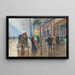 Straatscène in Parijs - Jean Béraud — ingelijst kunstwerk aan de muur