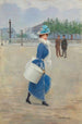 Sur la place de la Concorde - Jean Béraud — weergave van het kunstwerk