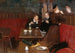 Drie personen in een café - Jean Béraud — weergave van het kunstwerk