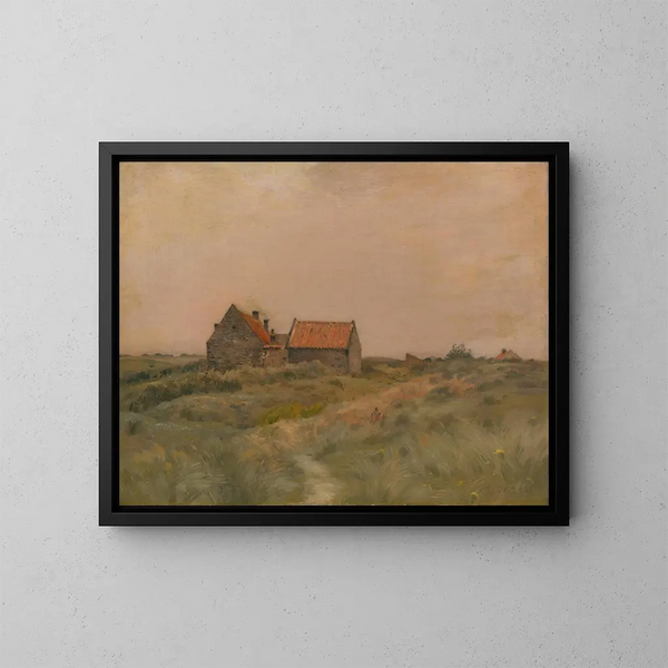 Herfstdag - Jean-Charles Cazin — ingelijst kunstwerk aan de muur