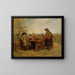Lente op het terras - Jean-Charles Meissonier — ingelijst kunstwerk aan de muur