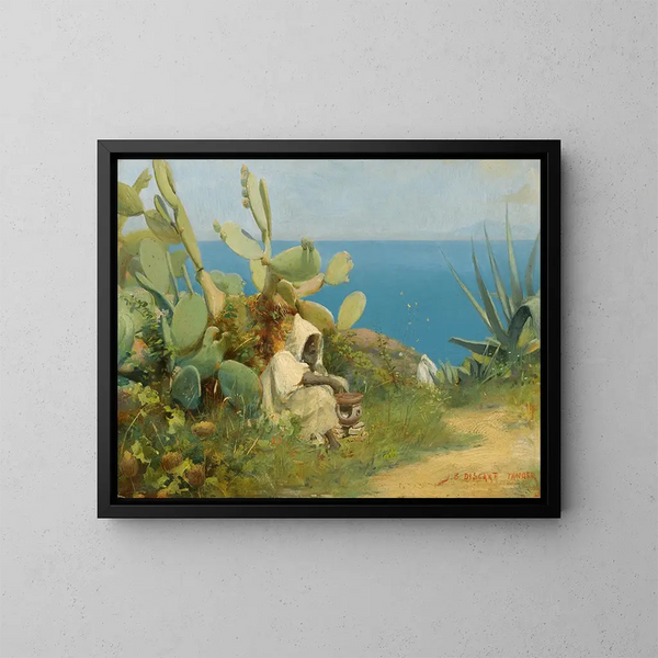 Tanger - Jean Discart — ingelijst kunstwerk aan de muur