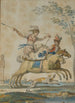 Acrobates équestres - Jean Démosthène Dugourc — weergave van het kunstwerk