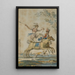 Acrobates équestres - Jean Démosthène Dugourc — ingelijst kunstwerk aan de muur