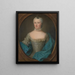 Margaretha Cornelia van de Poll 1726-1798 - Jean Fournier — ingelijst kunstwerk aan de muur