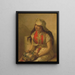 Oriental Beauty - Jean François Portaels — framed artwork on a wall