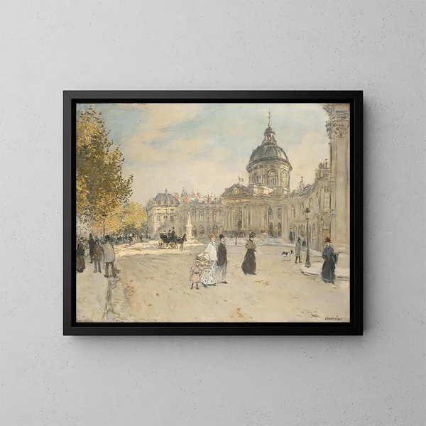L'Institut - Jean François Raffaëlli — ingelijst kunstwerk aan de muur