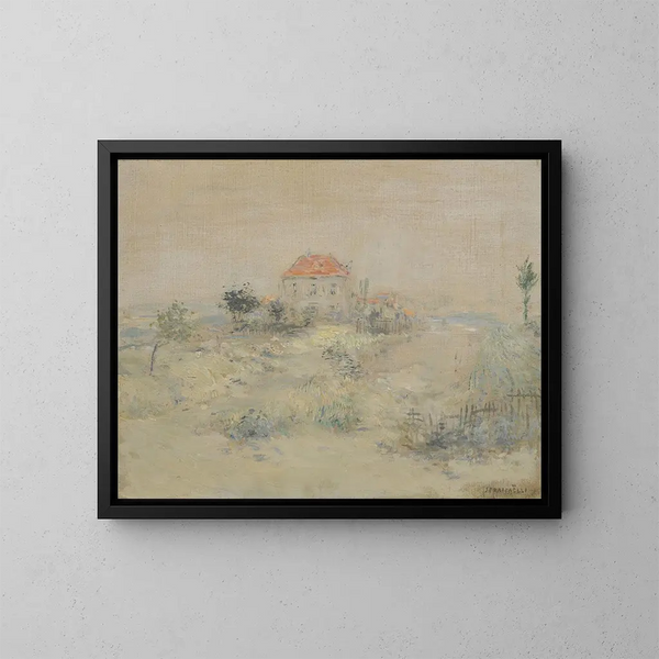 La villa aux environs de Paris - Jean François Raffaëlli — ingelijst kunstwerk aan de muur
