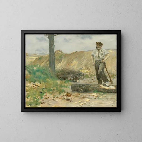 De Houthakker - Jean François Raffaëlli — ingelijst kunstwerk aan de muur