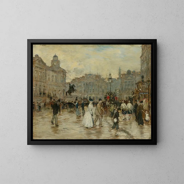 Rue des Princesses, Edinburgh - Jean François Raffaëlli — ingelijst kunstwerk aan de muur