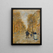 Een straat in Asnières - Jean - François Raffalli — ingelijst kunstwerk aan de muur
