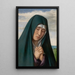 Maagd met rouw - Jean Hey — ingelijst kunstwerk aan de muur