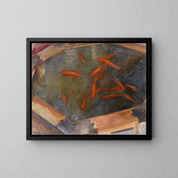 Goudvis - Jean Hippolyte Marchand — ingelijst kunstwerk aan de muur
