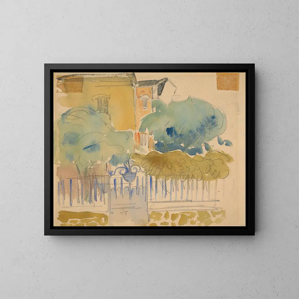 Landhuis - Jean Hippolyte Marchand — ingelijst kunstwerk aan de muur