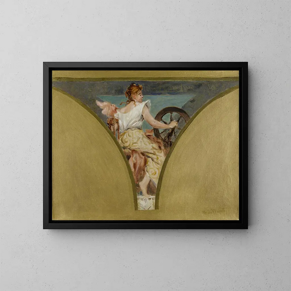 La Tapisserie - Jean Joseph Weerts — ingelijst kunstwerk aan de muur