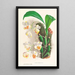 Aganisia tricolor - Jean Jules Linden | Reproduction — ingelijst kunstwerk aan de muur