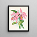 Cattleya maxima - Jean Jules Linden — ingelijst kunstwerk aan de muur