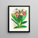 Cypripedium orphanum - Jean Jules Linden — ingelijst kunstwerk aan de muur