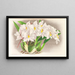Odontoglossum alexandrae - Jean Jules Linden — ingelijst kunstwerk aan de muur