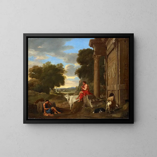 Mercure en Argus - Jean Lemaire — ingelijst kunstwerk aan de muur