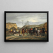 De eerbetonen van de voet - Jean Richard Goubie — ingelijst kunstwerk aan de muur