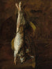 Een dode haas en een tas - Jean Siméon Chardin — weergave van het kunstwerk