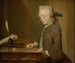 Portret van Auguste Gabriel Godefroy - Jean Siméon Chardin — weergave van het kunstwerk