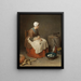 De huishoudster - Jean Siméon Chardin — ingelijst kunstwerk aan de muur
