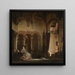 Jeanne de France als non in het klooster van Bourges - August von Bayer — ingelijst kunstwerk aan de muur