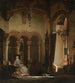 Jeanne de France als non in het klooster van Bourges - August von Bayer — weergave van het kunstwerk