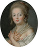 Een jonge vrouw bij haar toilette - Jeanne-Philiberte Ledoux — weergave van het kunstwerk