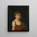 Portret van een meisje - Jeanne-Élisabeth Chaudet — ingelijst kunstwerk aan de muur