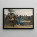 Op de stadsmuren - Jehan Georges Vibert — ingelijst kunstwerk aan de muur