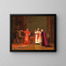 geschilderd door hemzelf - Jehan Georges Vibert — ingelijst kunstwerk aan de muur