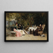La Réprimande - Jehan Georges Vibert — ingelijst kunstwerk aan de muur