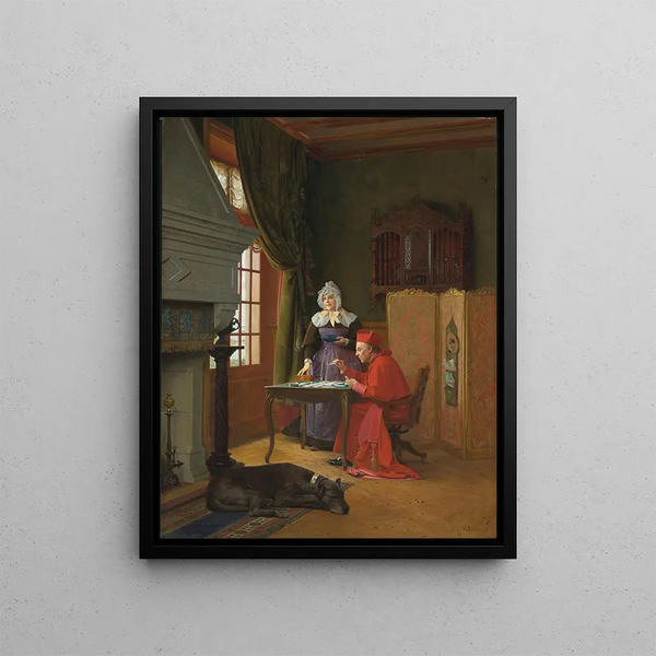 Jehan Georges Vibert - The Three Patiences.webp