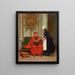 Een harde geneeskunde - Jehan Georges Vibert — ingelijst kunstwerk aan de muur