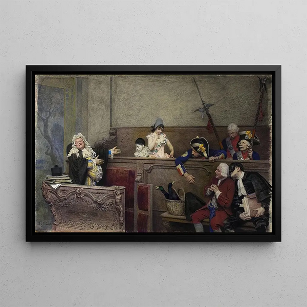 Jehan Georges Vibert - Trial of Pierrot.webp