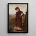 Promenade à la campagne - Jennie Augusta Brownscombe — ingelijst kunstwerk aan de muur