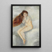 La Frileuse - Jenny Tvermoes — ingelijst kunstwerk aan de muur