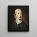 A girl from Holstein - Jens Juel — framed artwork on a wall