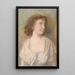 Portrait de Maria Magdalene Becker - Jens Juel — ingelijst kunstwerk aan de muur