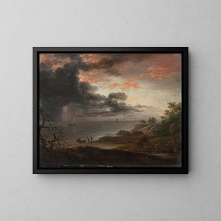 Jens Juel - Tordenregn nedstyrtende i havet.webp