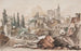 Prospect with palace surrounded by trees and rocks - Jens Petersen Lund — artwork view