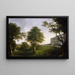 Een landschap met Curragh Chase, County Limerick - Jeremiah Hodges Mulcahy — ingelijst kunstwerk aan de muur
