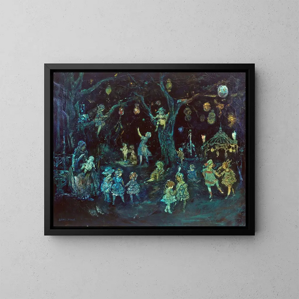 Land van wonderen - Jerome Myers — ingelijst kunstwerk aan de muur