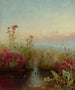 Berge en bloemen - Jerome Thompson — weergave van het kunstwerk