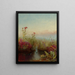 Berge en bloemen - Jerome Thompson — ingelijst kunstwerk aan de muur