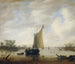 Uitzicht op de rivier - Jeronymus van Diest II — weergave van het kunstwerk